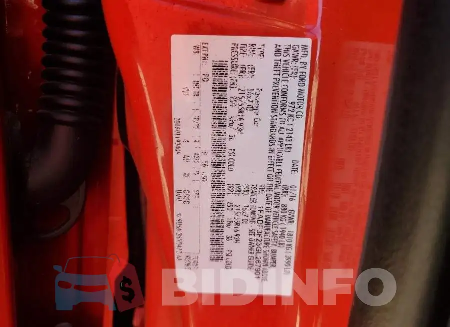1FADP3F23GL267901 Photo# 13