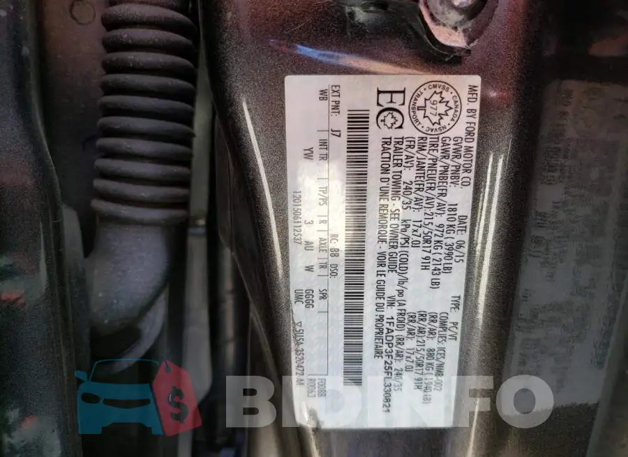 1FADP3F25FL330821 Photo# 12