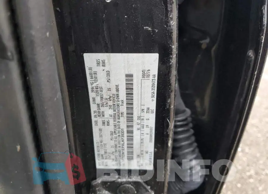 1FTEW1EPXLKF35331 Photo# 12