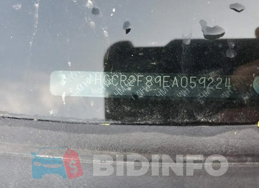 1HGCR2F89EA059224 Photo# 12
