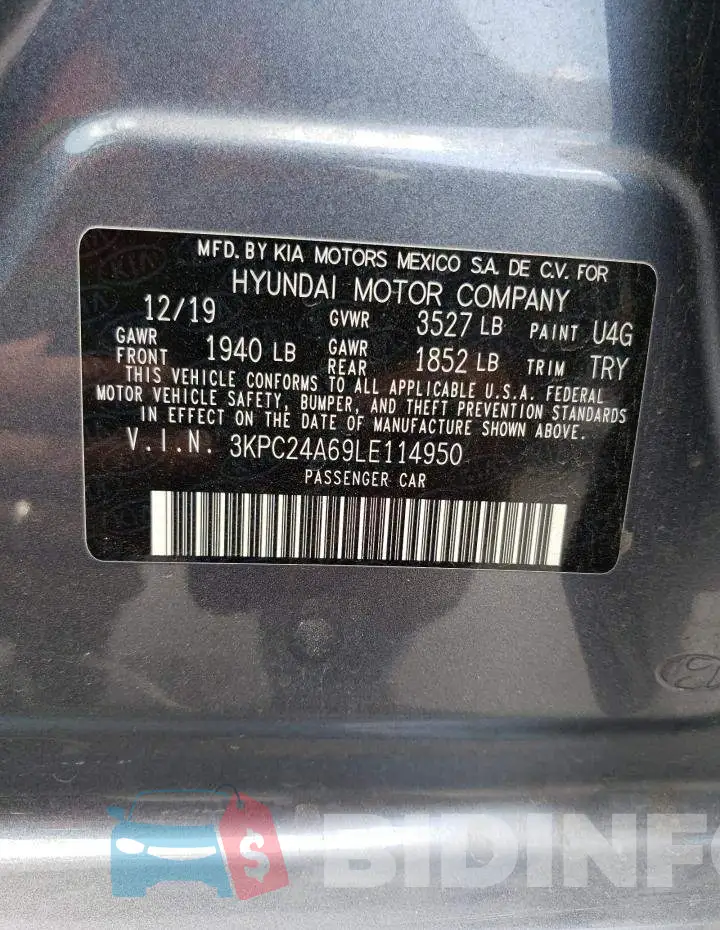 3KPC24A69LE114950 Photo# 13