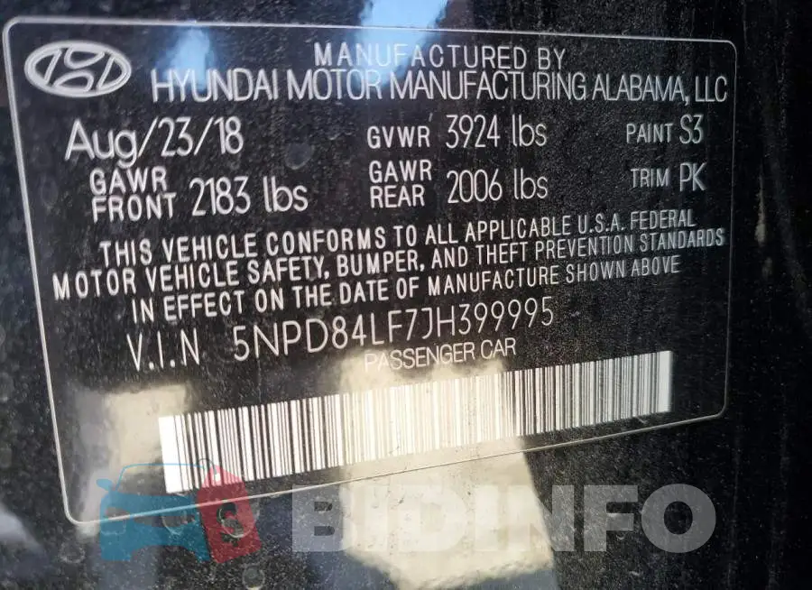 5NPD84LF7JH399995 Photo# 12