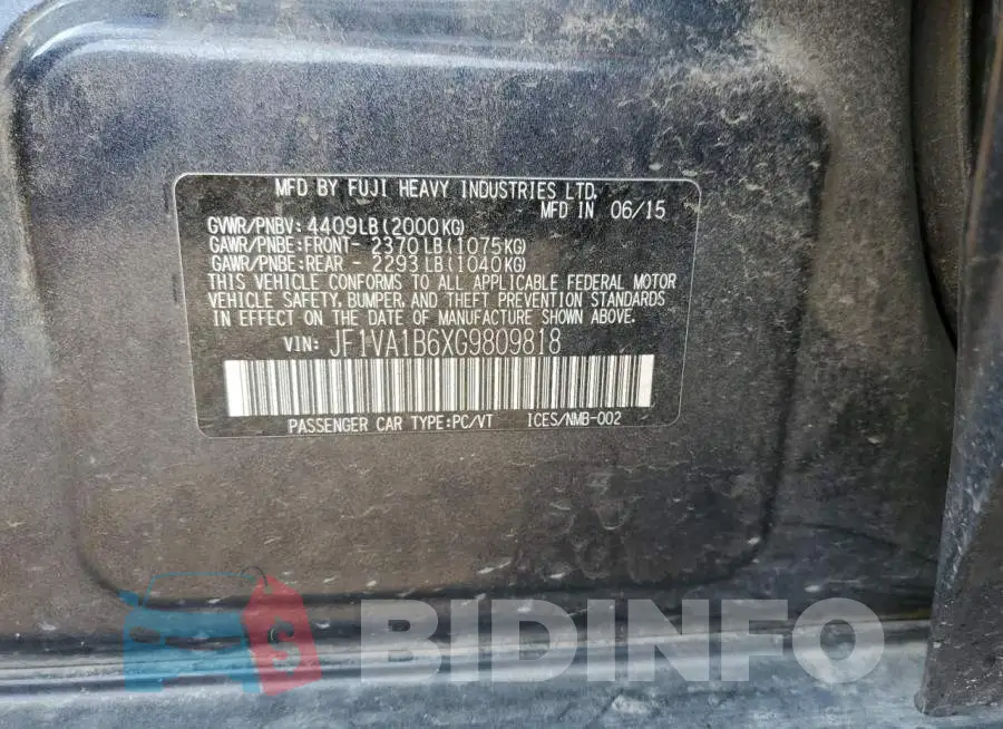 JF1VA1B6XG9809818 Photo# 13