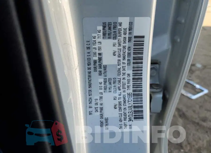 3MYDLBJV8LY701685 Photo# 12