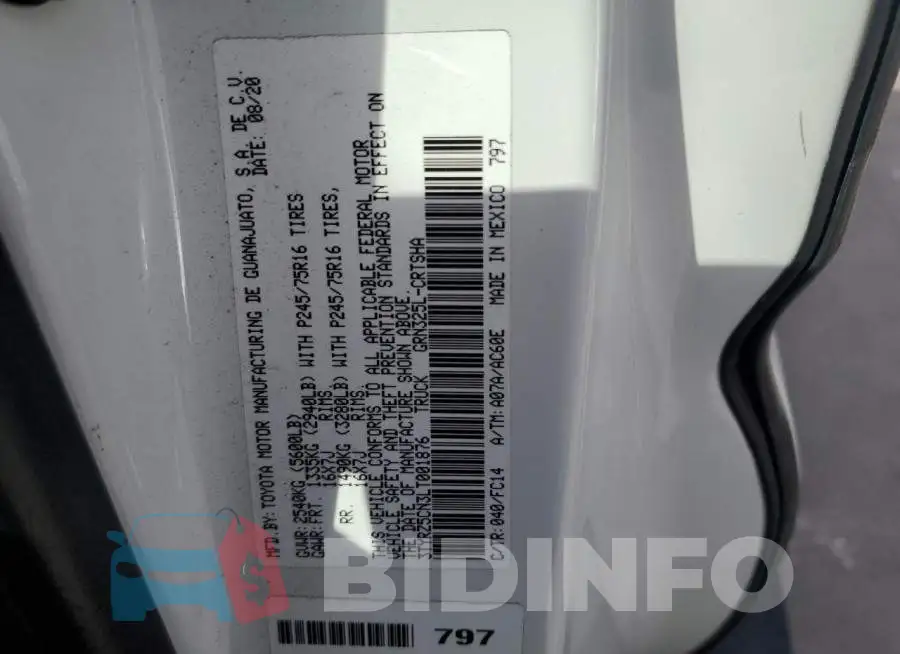 3TYRZ5CN3LT001876 Photo# 12
