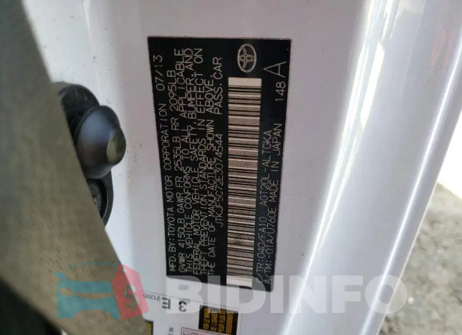 JTKJF5C72E3074544 Photo# 12