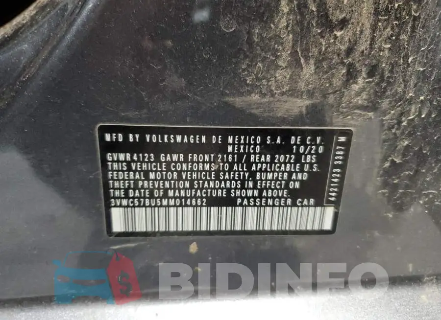 3VWC57BU5MM014662 Photo# 12
