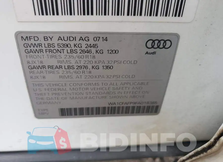 WA1CFAFP9FA018385 Photo# 12