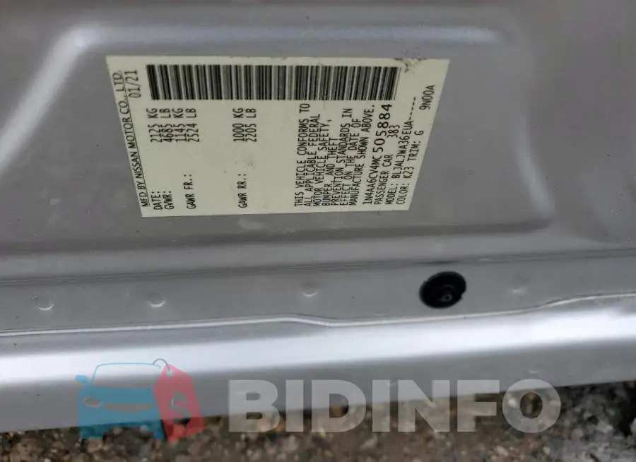 1N4AA6CV4MC505884 Photo# 12