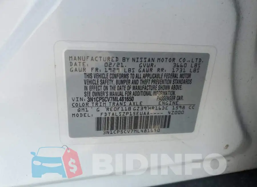3N1CP5CV7ML481650 Photo# 12