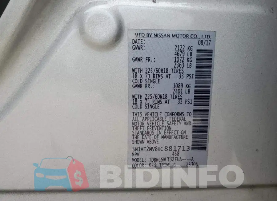 5N1AT2MV8HC881713 Photo# 13