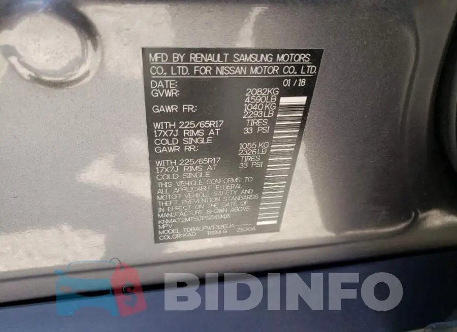 KNMAT2MT5JP554946 Photo# 14