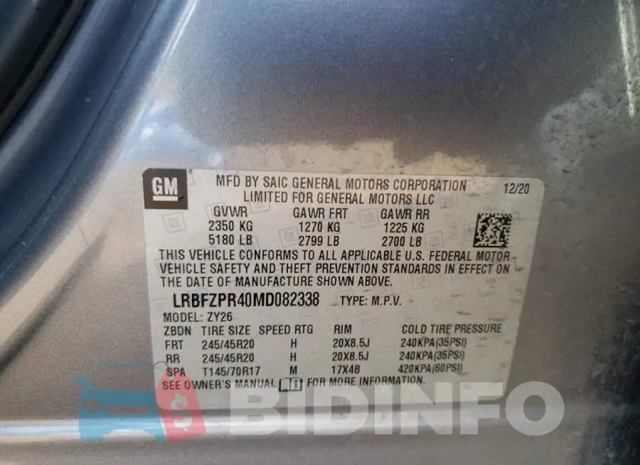 LRBFZPR40MD082338 Photo# 12