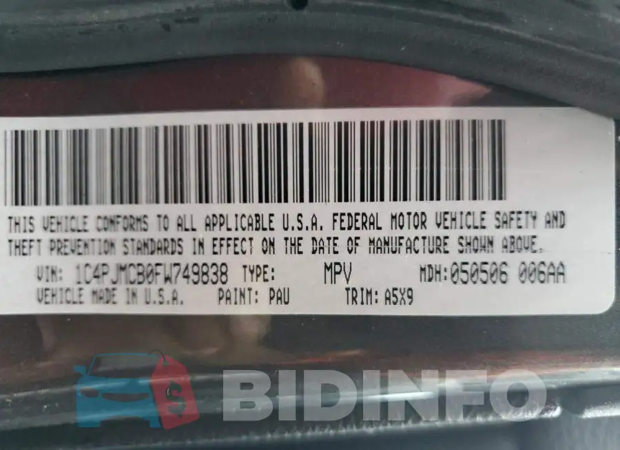 1C4PJMCB0FW749838 Photo# 13
