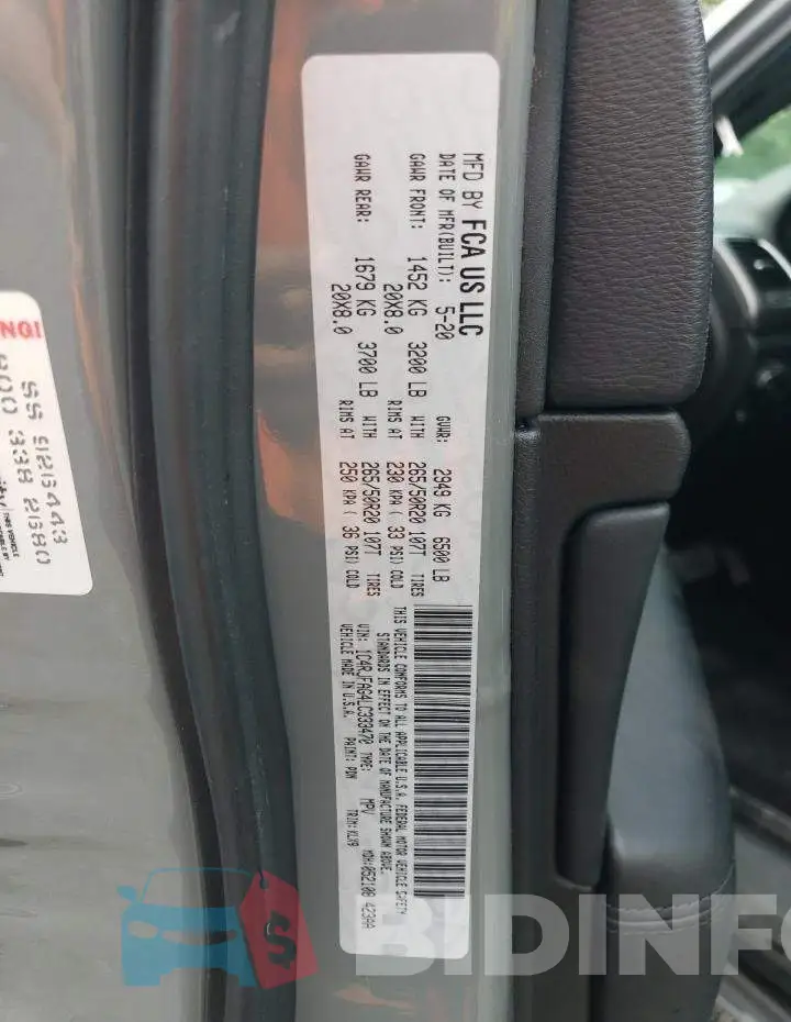 1C4RJFAG4LC333470 Photo# 13
