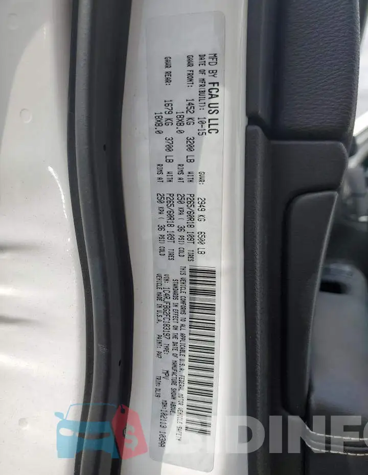 1C4RJFBG2FC183197 Photo# 13