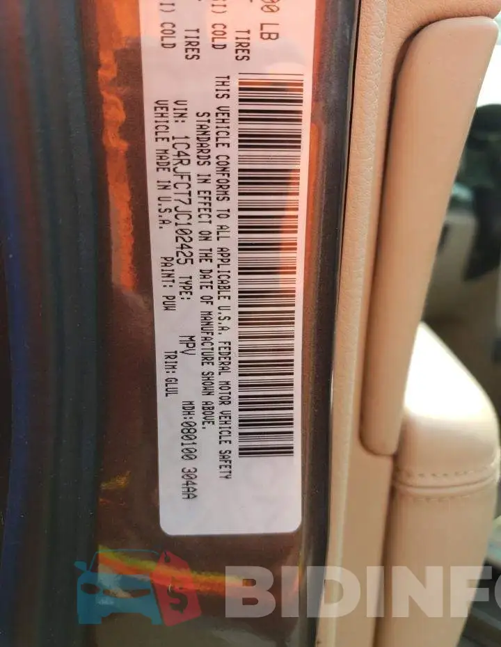 1C4RJFCT7JC102425 Photo# 13