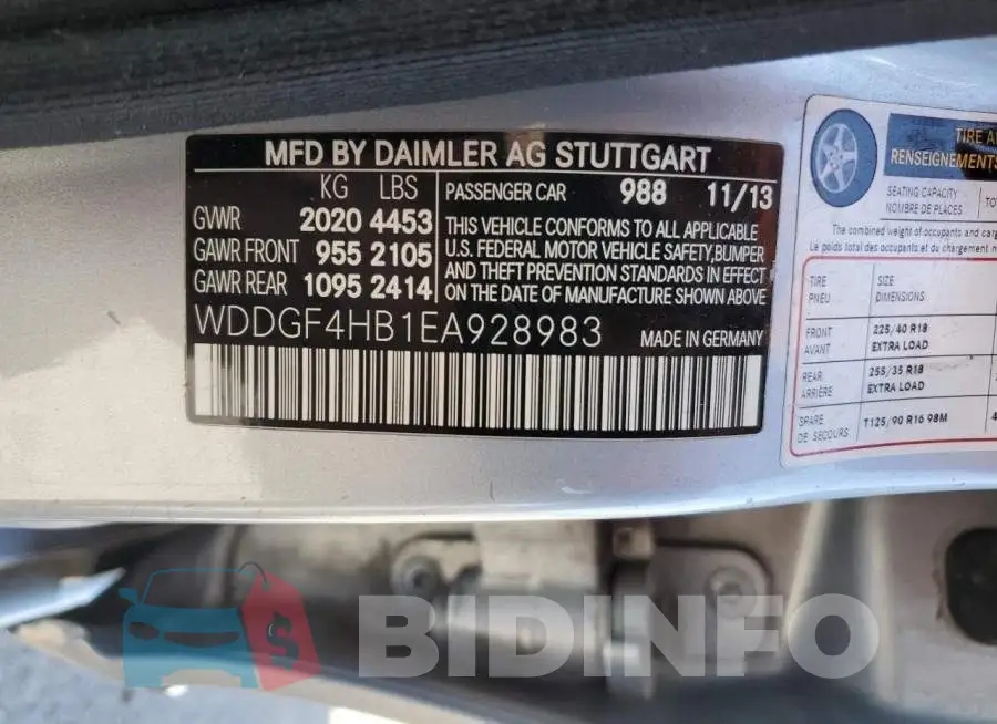 WDDGF4HB1EA928983 Photo# 12