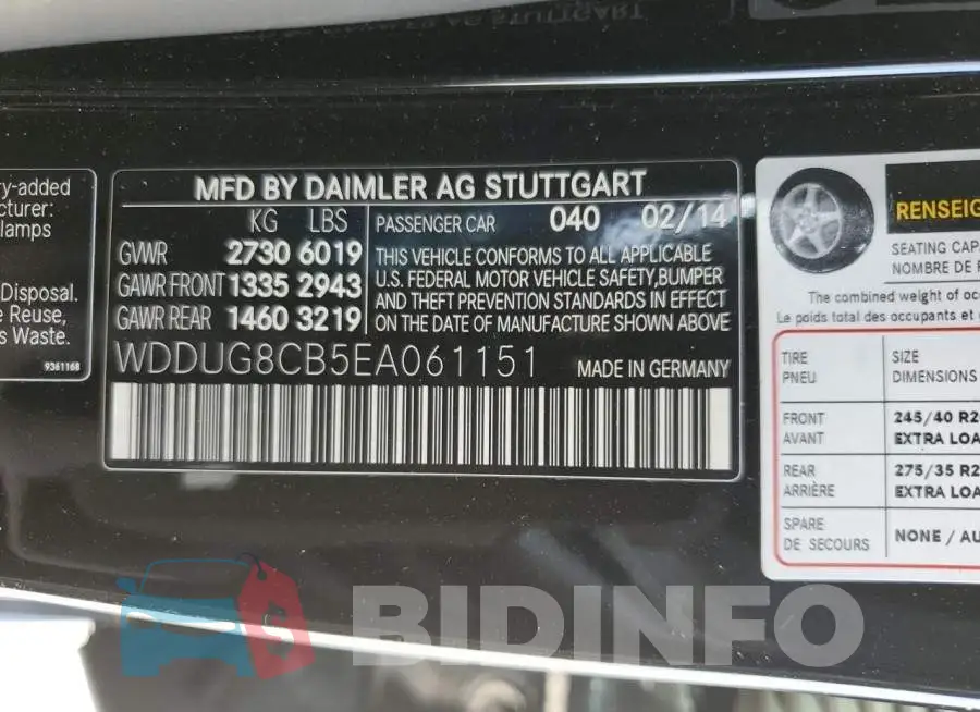 WDDUG8CB5EA061151 Photo# 12