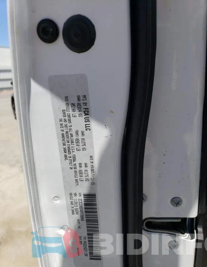 2C3CDXBG4GH150949 Photo# 12