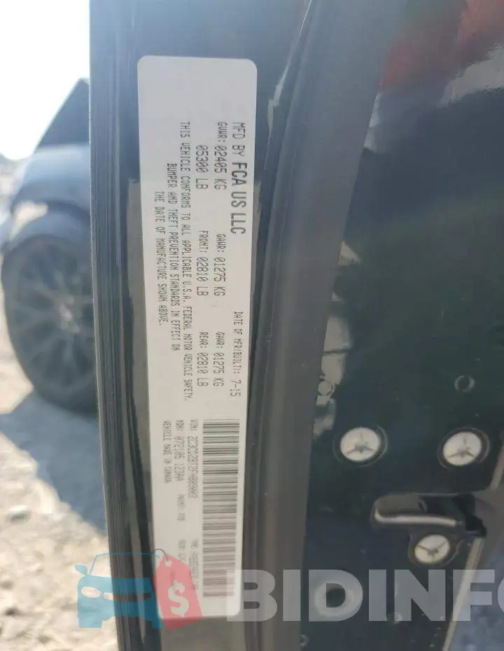 2C3CDZBT2FH889003 Photo# 12