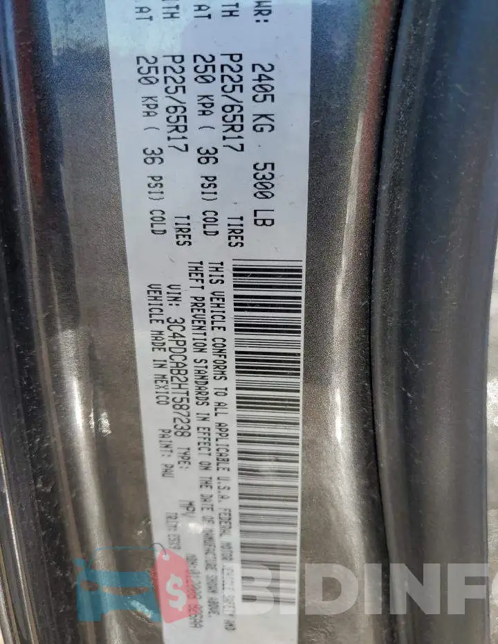 3C4PDCAB2HT587238 Photo# 12