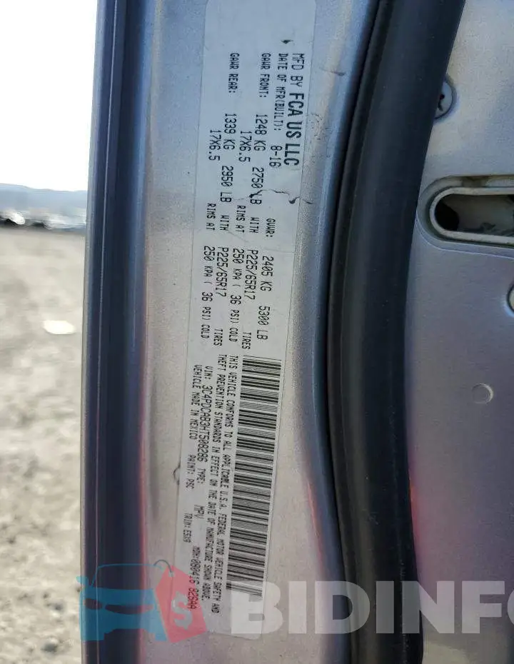 3C4PDCAB3HT508286 Photo# 14