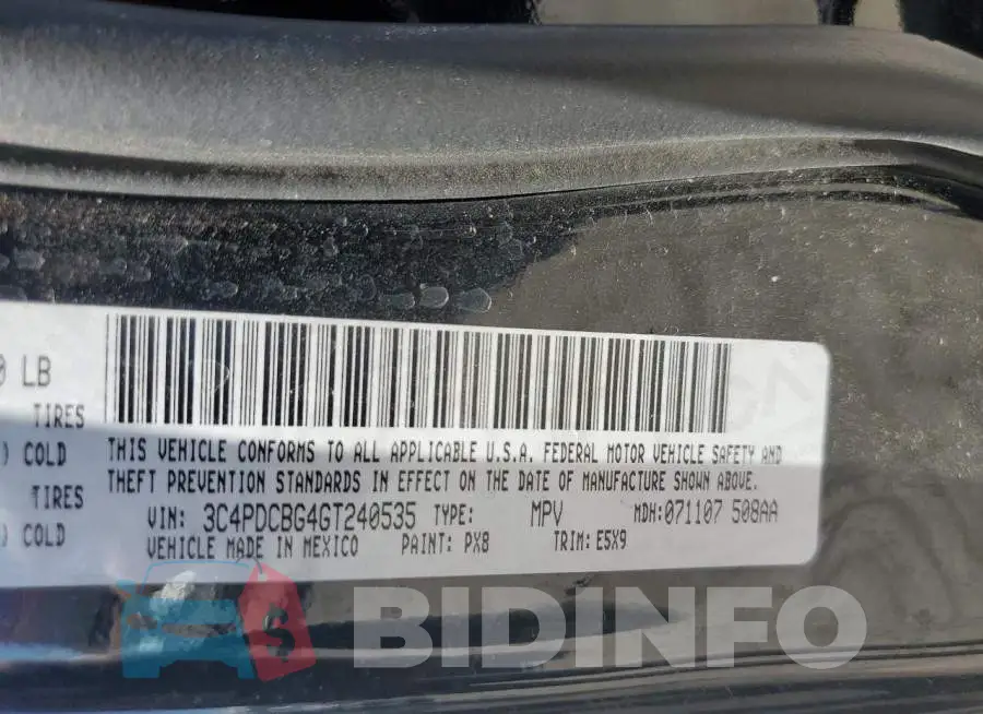 3C4PDCBG4GT240535 Photo# 13