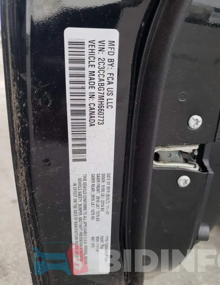2C3CCABG7MH660773 Photo# 13