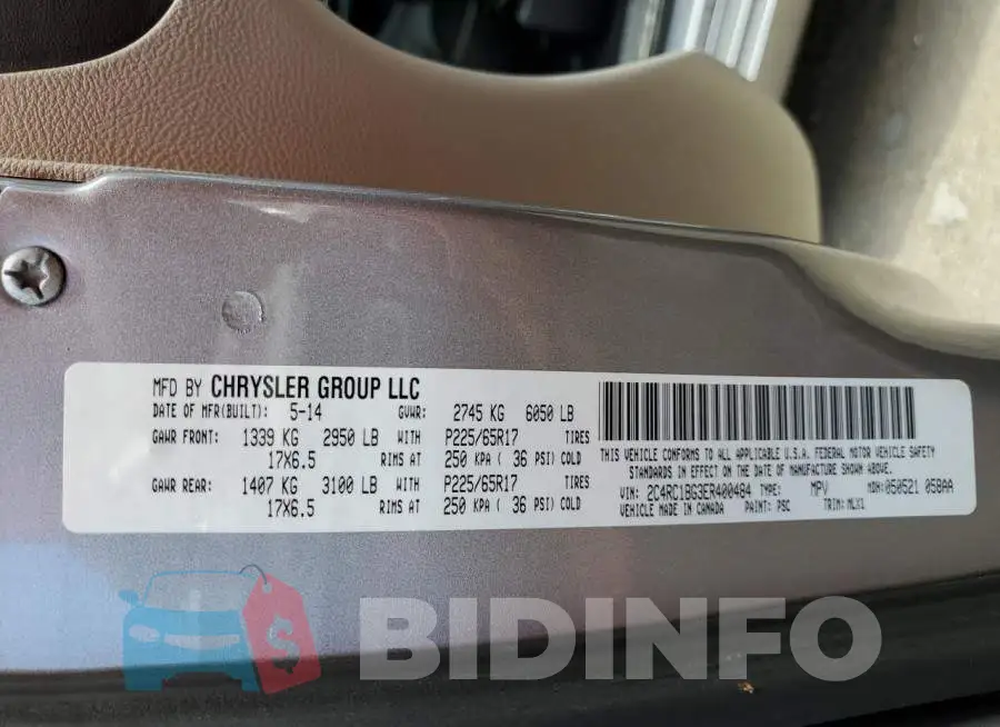2C4RC1BG3ER400484 Photo# 13