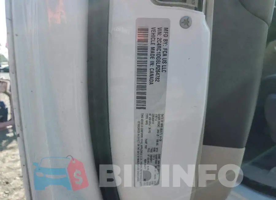 2C4RC1DG6LR264782 Photo# 12