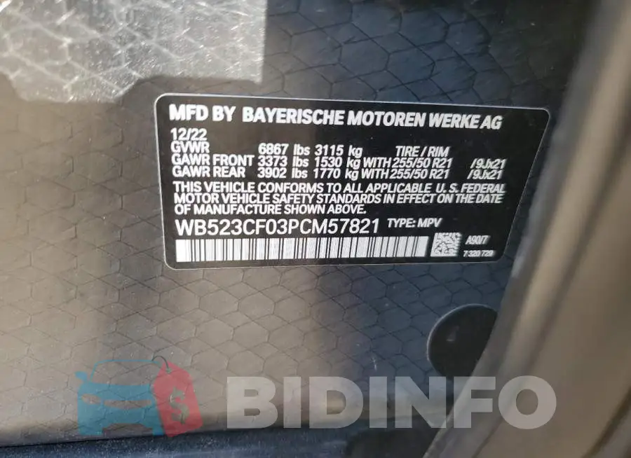 WB523CF03PCM57821 Photo# 13