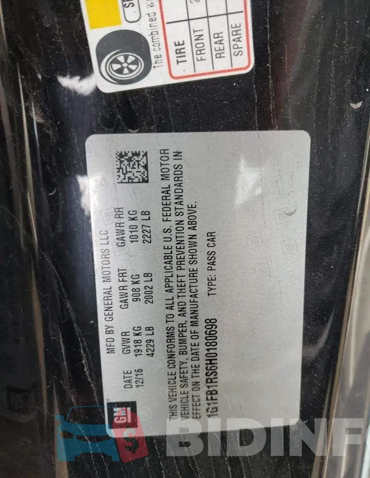 1G1FB1RS6H0180698 Photo# 12