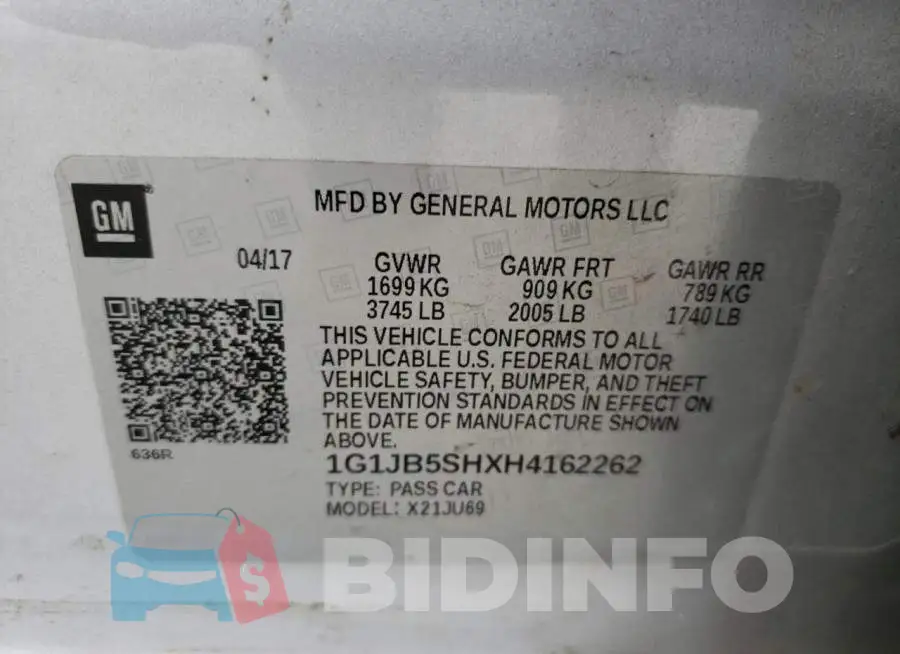 1G1JB5SHXH4162262 Photo# 12