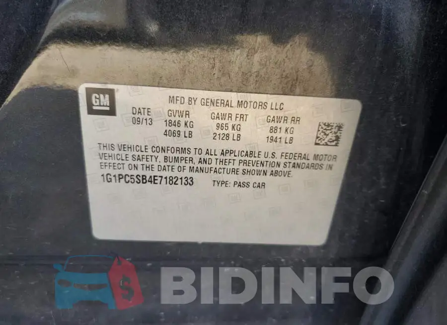 1G1PC5SB4E7182133 Photo# 12