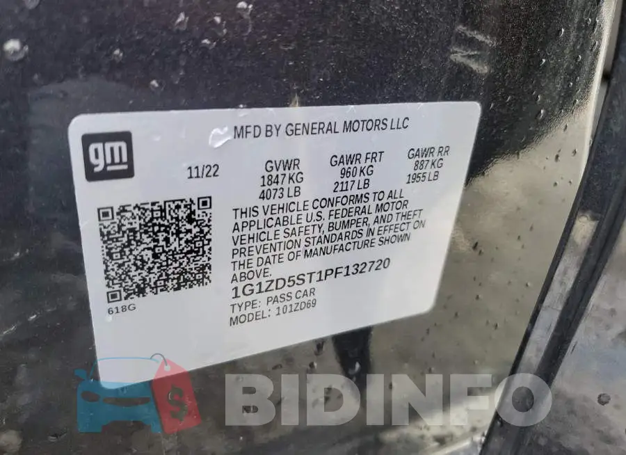 1G1ZD5ST1PF132720 Photo# 13