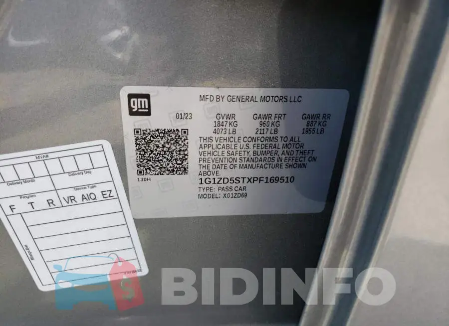 1G1ZD5STXPF169510 Photo# 13