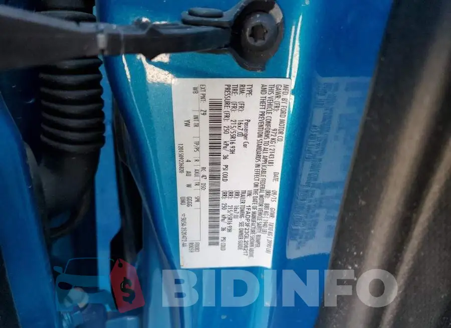 1FADP3F23GL208217 Photo# 12
