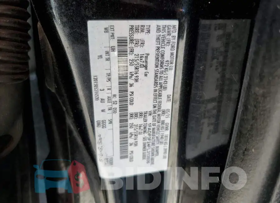 1FADP3F24FL313556 Photo# 13