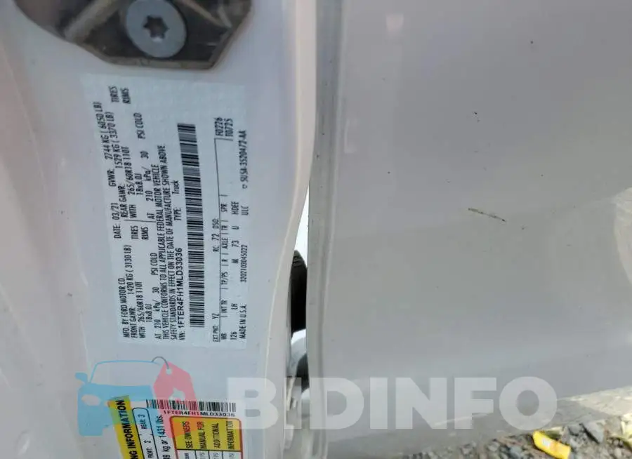 1FTER4FH1MLD33036 Photo# 12