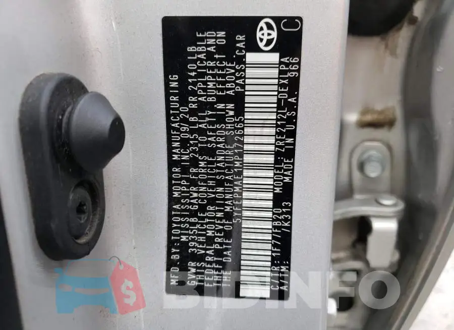 5YFEPMAE1MP172665 Photo# 12