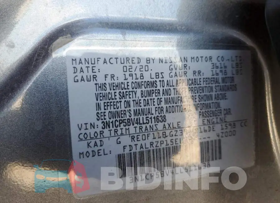 3N1CP5BV4LL511638 Photo# 12
