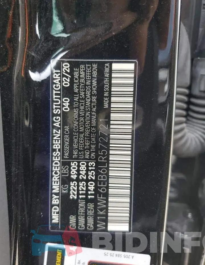 W1KWF6EB6LR572721 Photo# 13