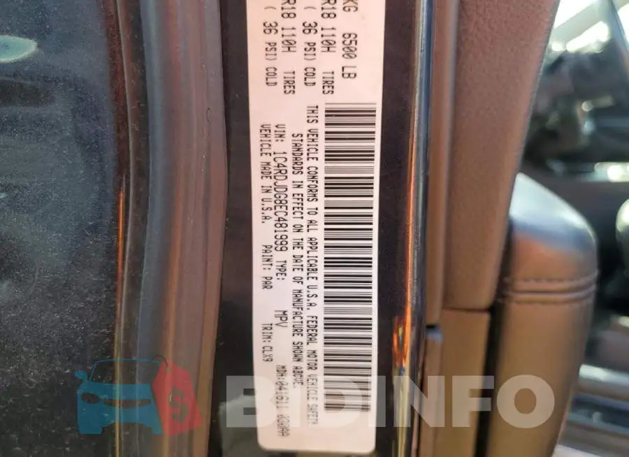 1C4RDJDG8EC481999 Photo# 14