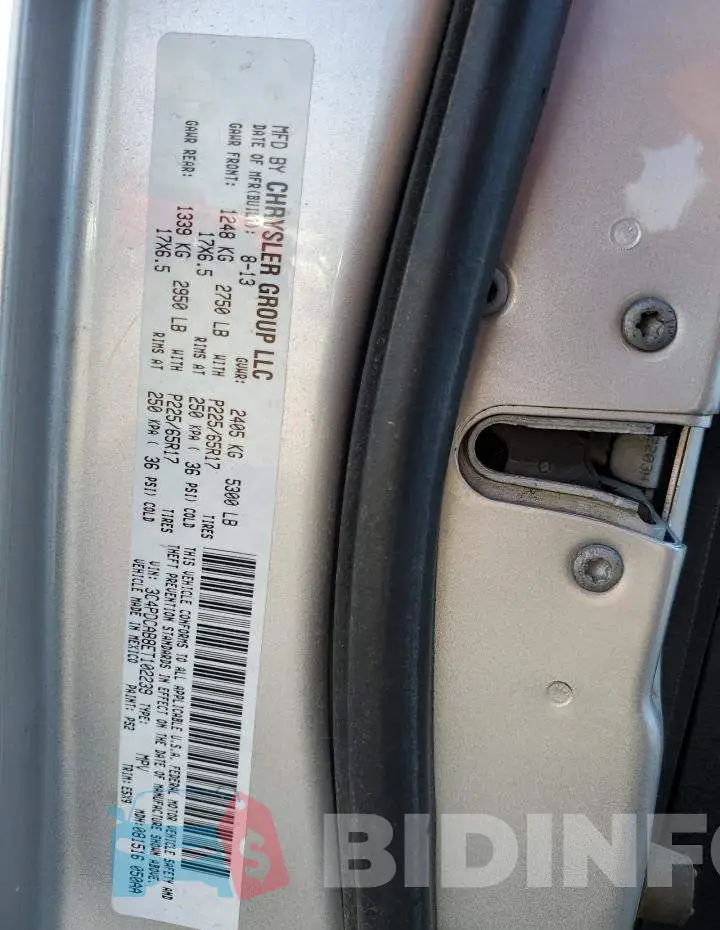 3C4PDCAB8ET102239 Photo# 12