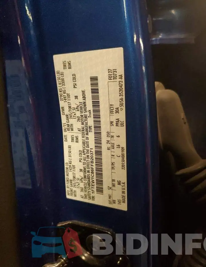 1FTEW1C86FFB20371 Photo# 12