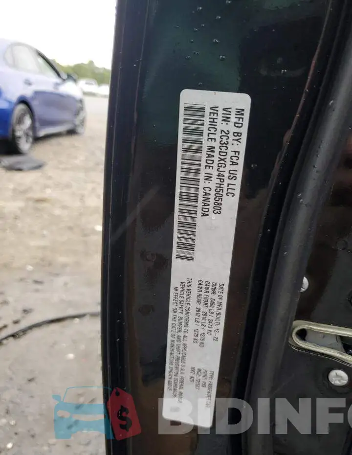 2C3CDXGJ4PH505803 Photo# 13