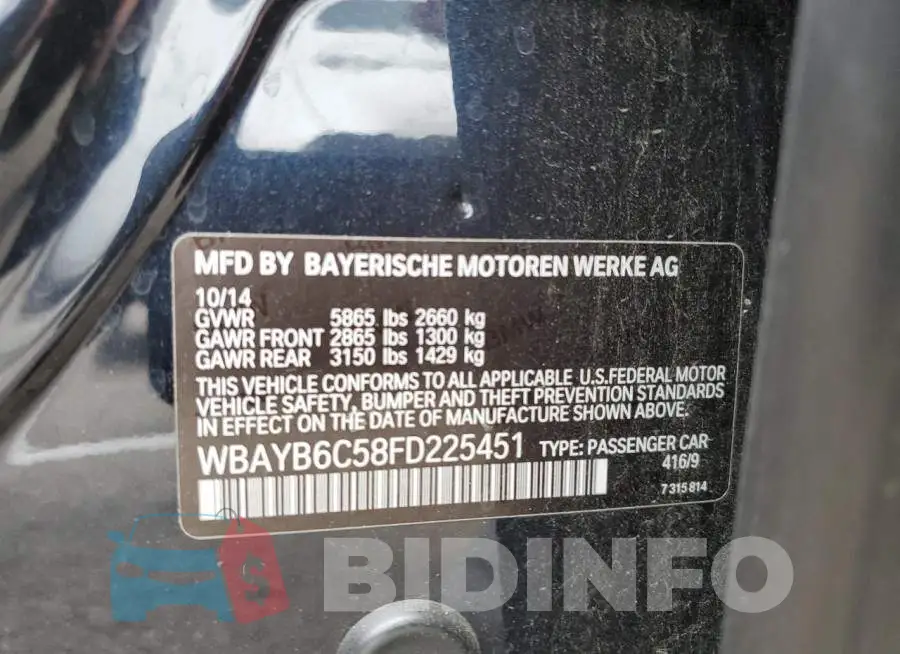WBAYB6C58FD225451 Photo# 12