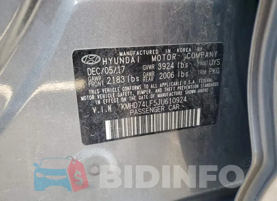 KMHD74LF5JU610924 Photo# 12