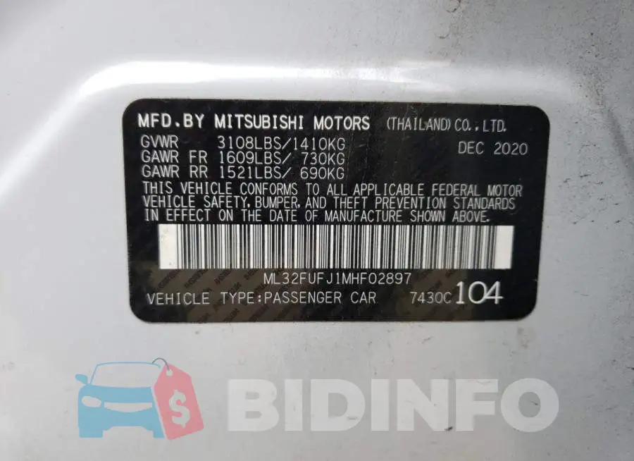ML32FUFJ1MHF02897 Photo# 13